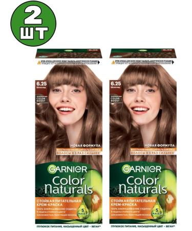 Garnier 6.25 Color Naturals hair dye persistent 2 pcs