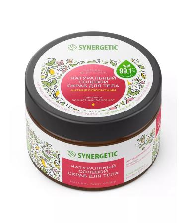 SYNERGETIC Anti -cellulite body scrub patchouli and bergamot aroma - Buy Online on GoSupps.com