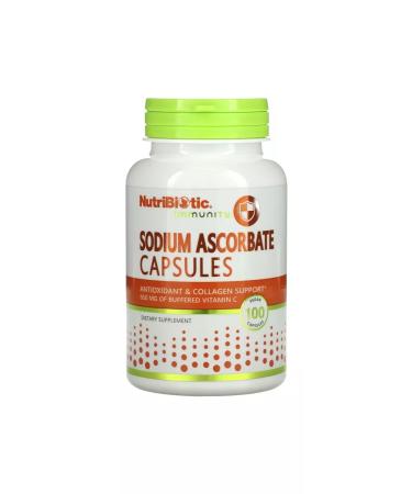NutriBiotic Sodium ascorbate vitamin C 100 capsules