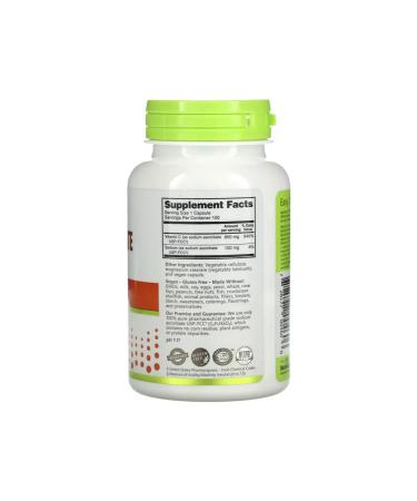 NutriBiotic Sodium ascorbate vitamin C 100 capsules - Buy Online on GoSupps.com