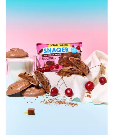 Snaq Fabriq Protein cookies in chocolate without sugar 10pcs x 45 g - Buy Online on GoSupps.com