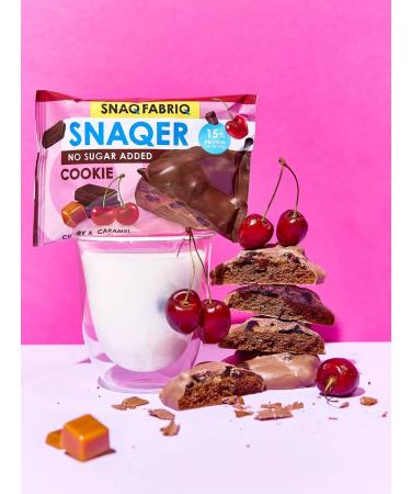 Snaq Fabriq Protein cookies in chocolate without sugar 10pcs x 45 g - Buy Online on GoSupps.com