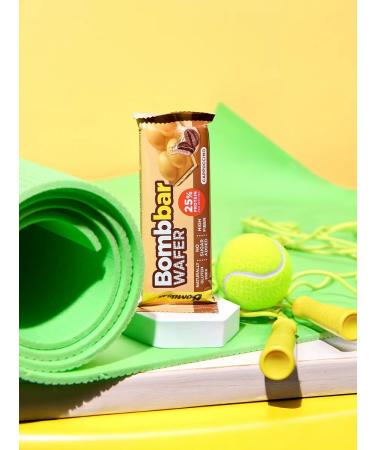 BombBar Protein bars - sugar waffles 12pcs x 32g - Buy Online on GoSupps.com