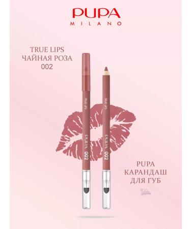 Pupa True Lips lippets # 002 Tea rose