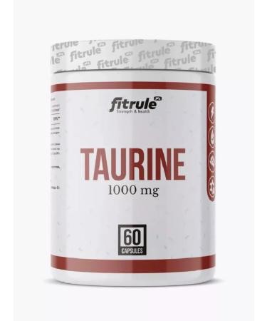 Fitrule Nutrition 3 pcs Fitrul Taurin 1000mg Taurine 60 capsules