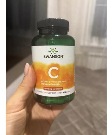 Swanson C -00 with Rose Hips 1.000 mg 90 capsules - Buy Online on GoSupps.com