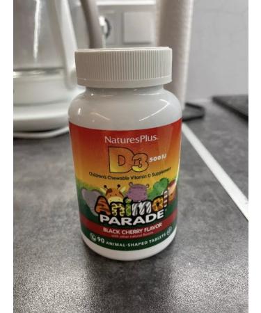 Nature's Plus Vitamin D3 for children 90 tablets 500 mg. - Buy Online on GoSupps.com