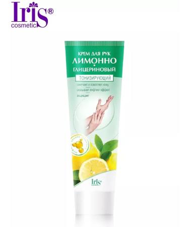 Iris Cosmetic Hand cream lemon -tonic glycerin