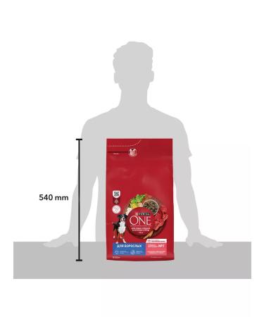 PURINA ONE For adult dogs beef with rice 3.8 kg - Buy Online on GoSupps.com