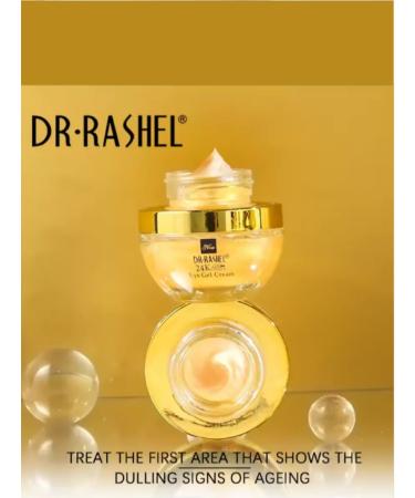 Dr Rachel Cream Gel around the eyes 24k Gold Collagen Eye Gel Cream 20 ml - Buy Online on GoSupps.com