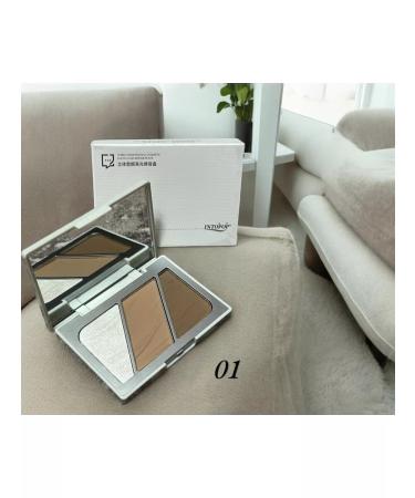 Miss Ahoo Contouring palette 3 in 1 sculptor highlighter 01