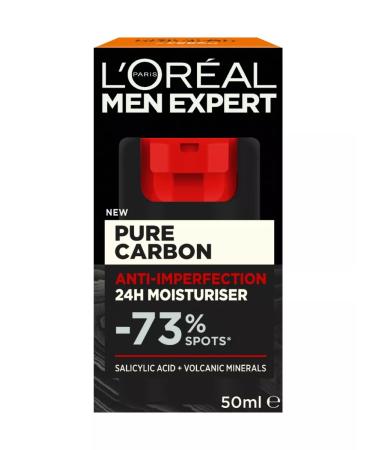 L'Oreal Paris Men Expert Moisturizing Facial Care Pure Carbon - Buy Online on GoSupps.com