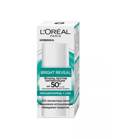 L'Oreal Paris Daily face cream for the face of Bright Reveal from pigmentation - Buy Online on GoSupps.com