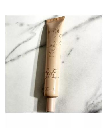 pre more BB cream Natural Cover BB Cream Light Nude SPF 20 PA ++ - Buy Online on GoSupps.com