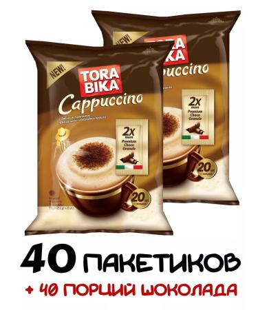 ToraBika CAPPUCCINO coffee drink 40pcs