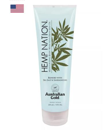 Australian Gold Hemp National shower Gel Sea salt and sandalwood 235ml