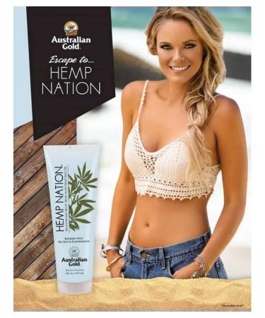 Australian Gold Hemp National shower Gel Sea salt and sandalwood 235ml - Buy Online on GoSupps.com