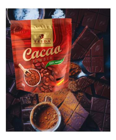 TEIDA Cocoa natural Alkalized 100 g - Buy Online on GoSupps.com