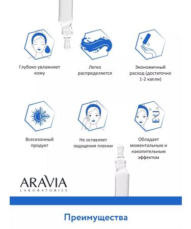 ARAVIA Facial serum "Laboratories" Active moisturizing - Buy Online on GoSupps.com