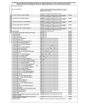 Endaksi Organic coconut flour 1 kg bank - Buy Online on GoSupps.com