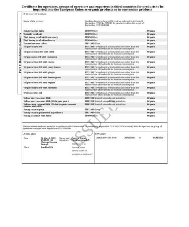 Endaksi Organic coconut flour 1 kg bank - Buy Online on GoSupps.com