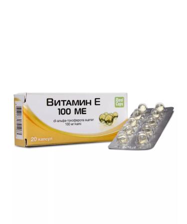 RealCaps Vitamin E 100 IM caps. No. 20 - Buy Online on GoSupps.com