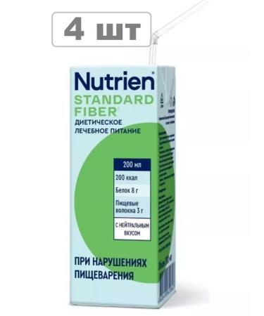 Nutrien Standard with dietary fiber neutral taste 200 ml - 4 pcs
