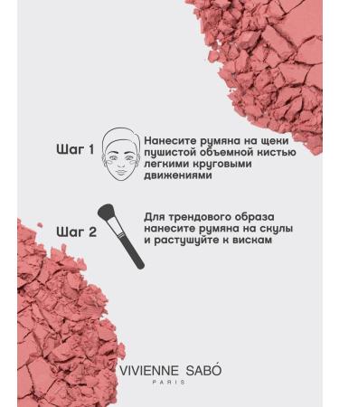 VIVIENNE SABO Face blush matte macaron tone 03 pale pink - Buy Online on GoSupps.com