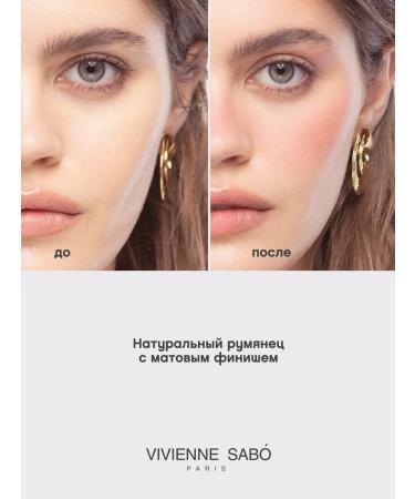 VIVIENNE SABO Face blush matte macaron tone 02 cold pink - Buy Online on GoSupps.com