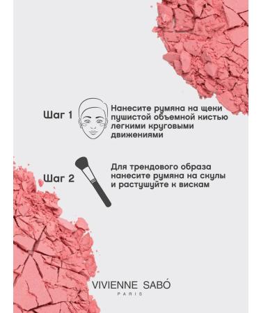 VIVIENNE SABO Face blush matte macaron tone 02 cold pink - Buy Online on GoSupps.com