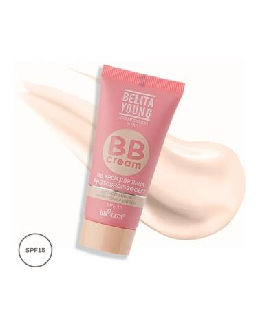 BB face cream Belita Young Photoshop SPF 15 30 ml - Buy Online on GoSupps.com