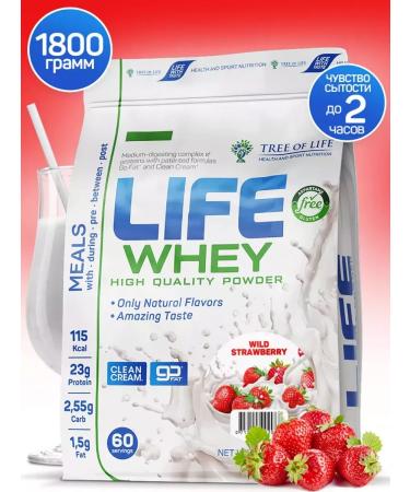 Tree of Life Whey 1800 Strawberries