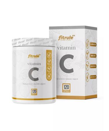 Fitrule Nutrition 3pc Fitrol vitamin C for immunity 120 capsules - Buy Online on GoSupps.com