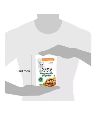 Gourmet Wet dimensional recipes for cats turkey 75 g 5 pcs - Buy Online on GoSupps.com