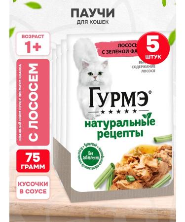 Gourmet Wet dimensional recipes for cats salmon 75 g 5 pcs