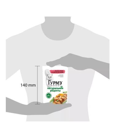 Gourmet Wet dimensional recipes for cats salmon 75 g 5 pcs - Buy Online on GoSupps.com