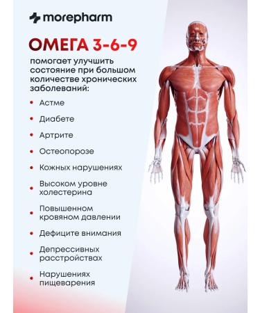 morepharm Omega 3-6-9 Fish oil Omega 3-6-9 in capsules - Buy Online on GoSupps.com