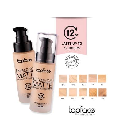 TopFace Tonal base Skin Editor Matte PT465 006 - Buy Online on GoSupps.com