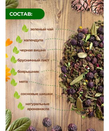 Zeleinik Green tea with forest berries "taiga collection" 1000 g - Buy Online on GoSupps.com