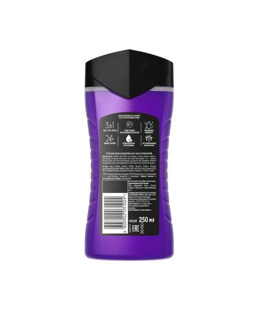 AKC Shower gel and shampoo 3B1 Power of male technology 250ml - Buy Online on GoSupps.com