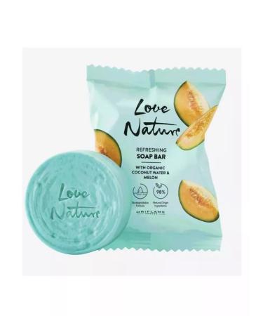 RAYYAN soap with organic coconut water and melons Love Nature