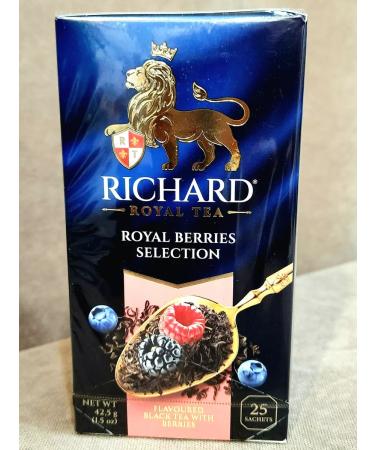 Richard Royal Tea Richard with blueberries and raspberry 25 -paces Berries Selection - Buy Online on GoSupps.com