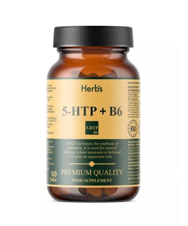 Herbs Bad for food 5-HTP + B6 (700 mg) 60 tablets