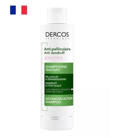 VICHY Dercos shampoo against dandruff for feelings. Heads of 200ml - Buy Online on GoSupps.com