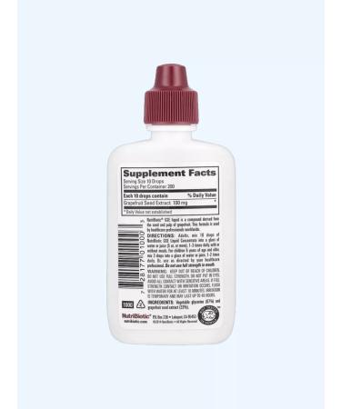 NutriBiotic Grapefruit bones extract GSE 59 ml - Buy Online on GoSupps.com
