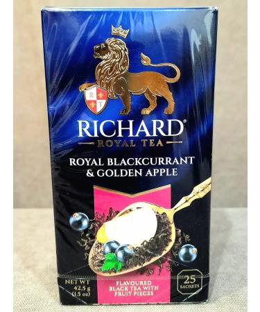 Richard Royal Tea Richard with an apple and currant of 25 packs Blackcurrant - Buy Online on GoSupps.com