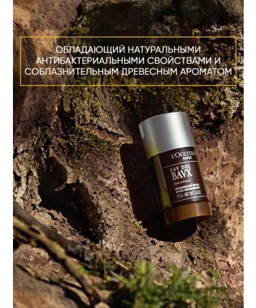 L'Occitane Deodorant Steak solid natural dezik about de Bo 75 g - Buy Online on GoSupps.com