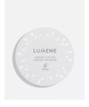 Lumene Sprayed transparent face powder matting compact