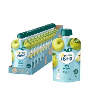Frutonyanya Puree apple from 4 months 90g. 12pcs
