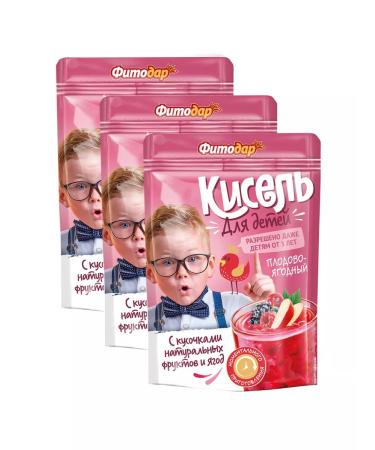 Fitodar Kisel fruit-berry natural with vitamins 150g 3pcs - Buy Online on GoSupps.com